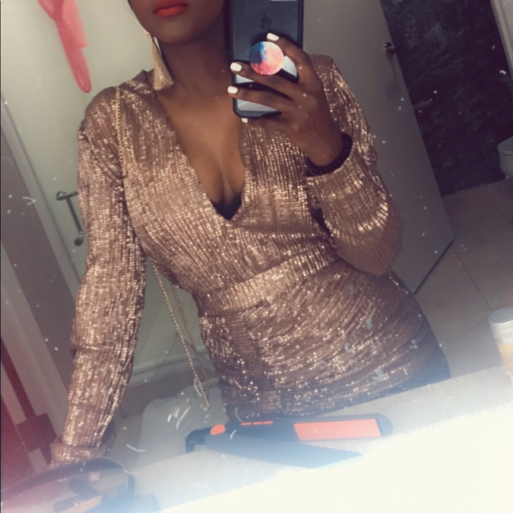 Lavish Alice mini sequin dress